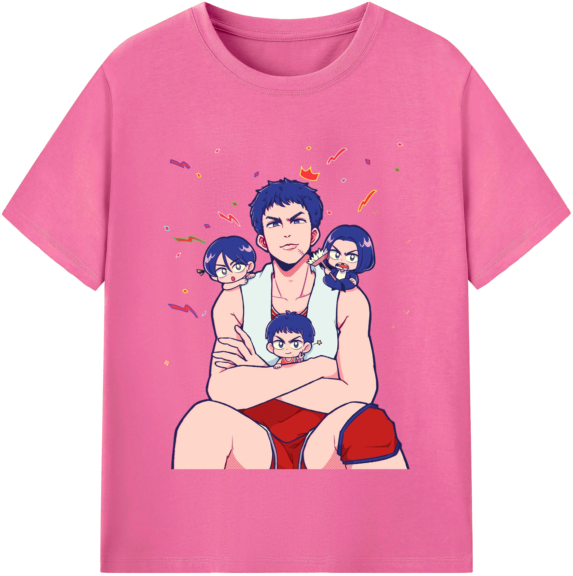 （画像用） SLAM DUNK／スラムダンク レディースカジュアルプリントTシャツ（綿100％）